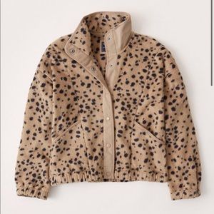 Abercrombie Polar Fleece Snap-Up Jacket